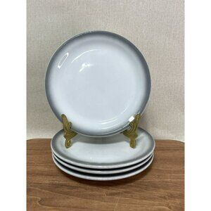 Shenango China Interpace Shadow Grey Bread Plate Set Of 4 6 Inch Restaurantware